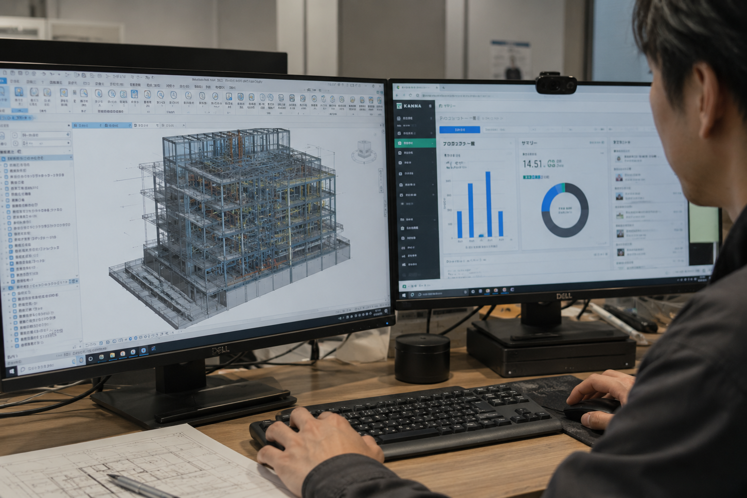 設計事務所様 — Revit API による作図自動化